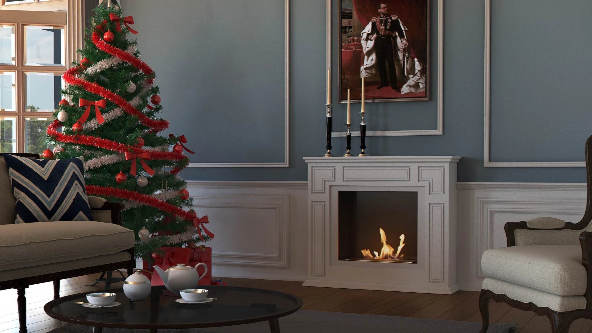 Croydon - Freestanding Bioethanol Fireplace