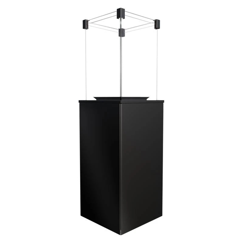 Deluxe Patio Outdoor Gas Fireplace - Black
