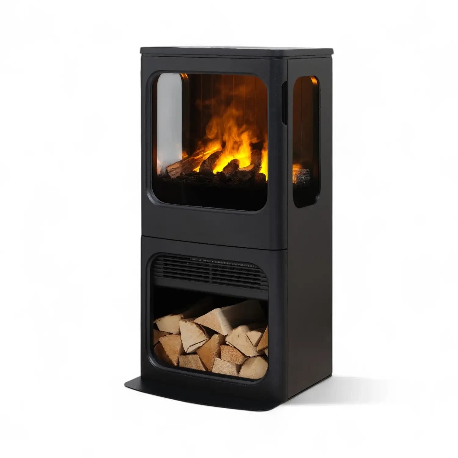 Mapleton 100 – Freestanding Water Vapour Fireplace in Cast Iron