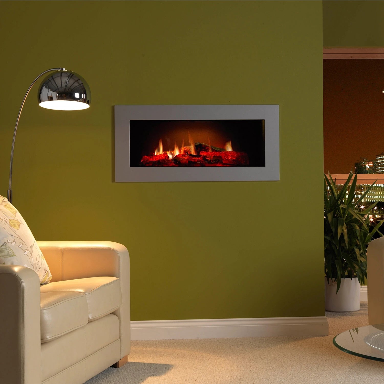 Opti-V Single - 1-sided built-in fireplace without heat