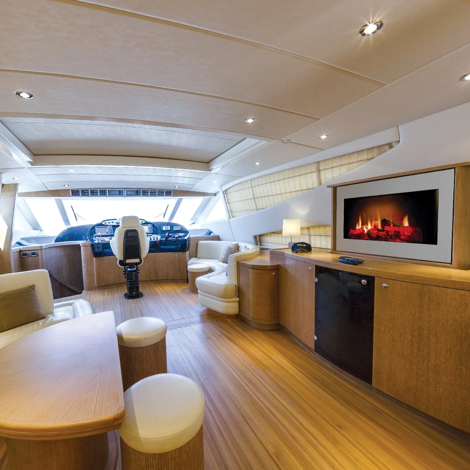 Opti-V Single - 1-sided built-in fireplace without heat