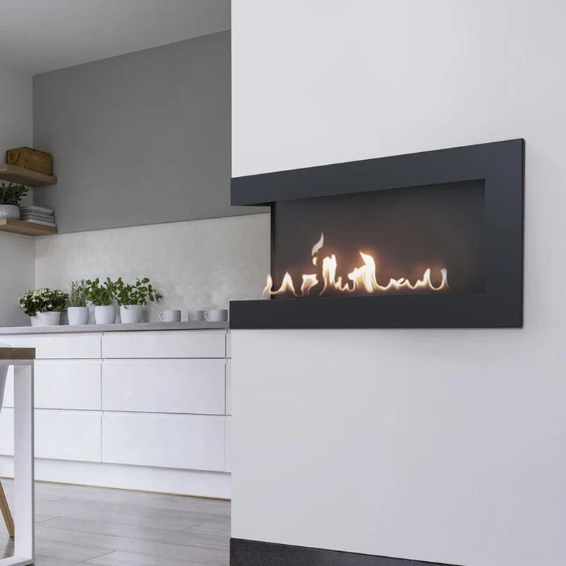 Hjørnepejs 90 cm - Højre