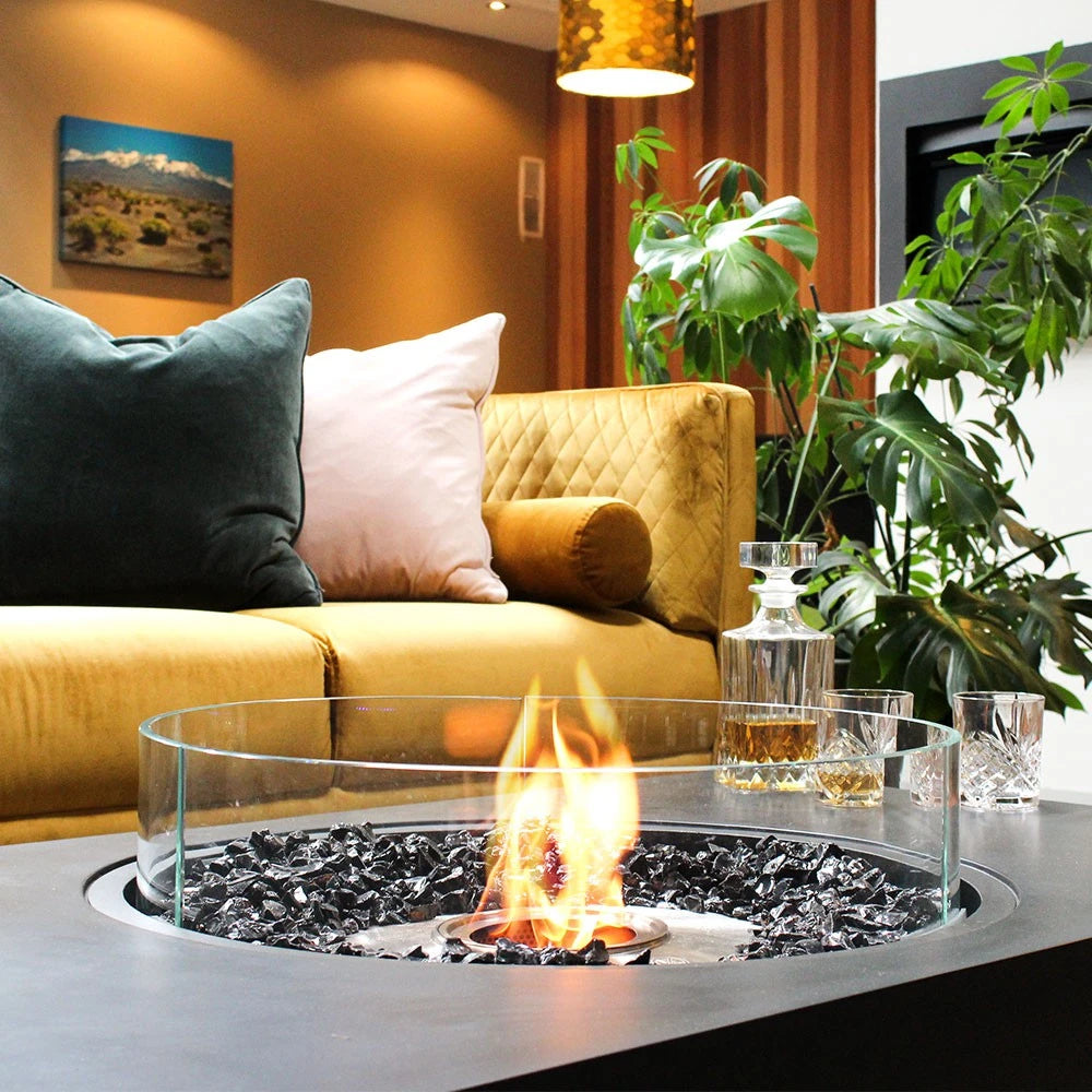 Martini 50 - Teak Bioethanol Fire Pit
