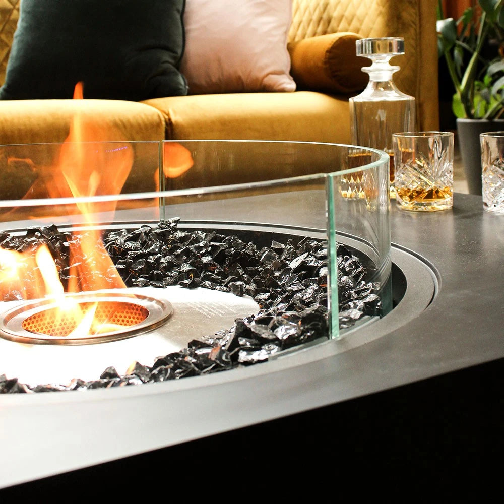 Martini 50 - Teak Bioethanol Fire Pit