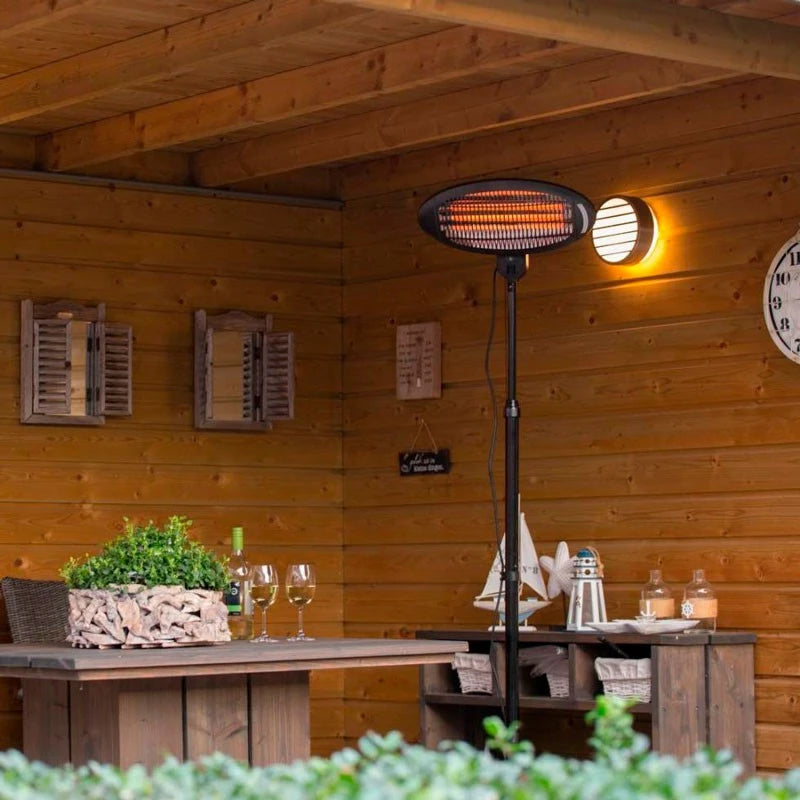 Elektra stående 2000 watt terrassevarmer