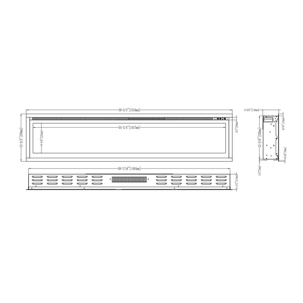 Regal 152 - Indbygningselpejs