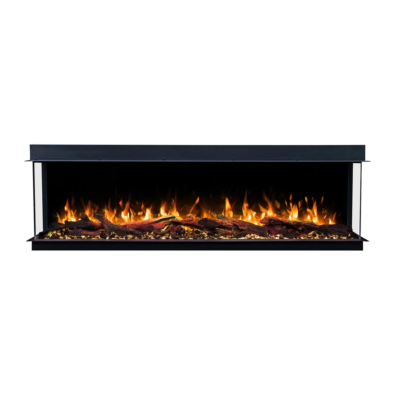 Solis 150 - 3-sidet indbygningselpejs