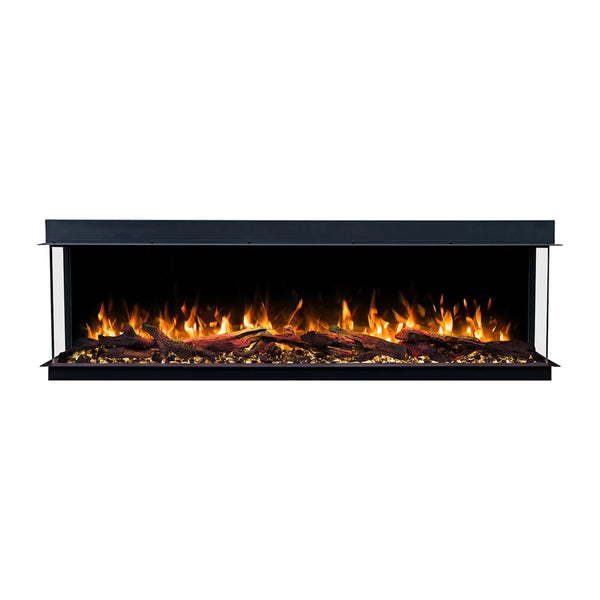 Solis 150 - 3-sidet indbygningselpejs