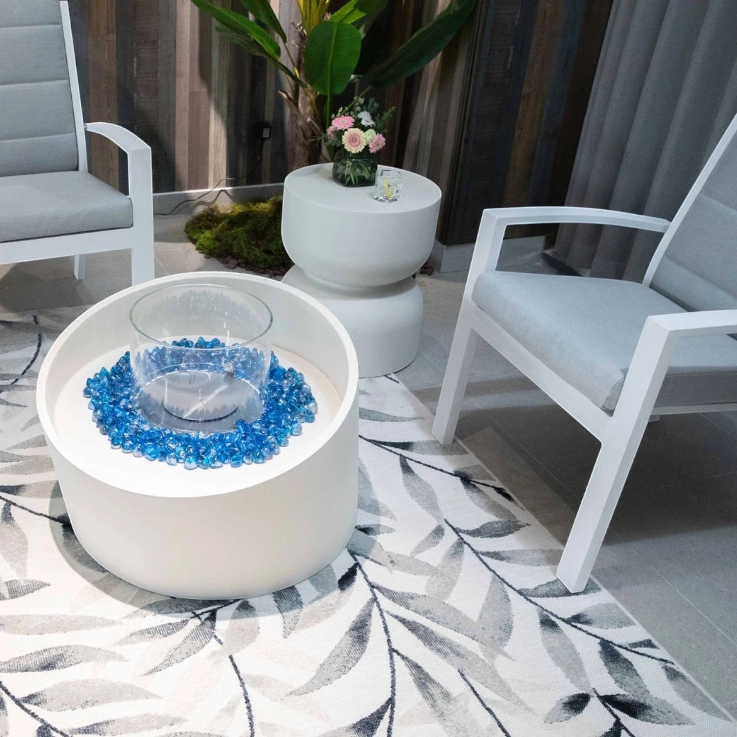 TORRE bioethanol ildsøjle - Cream White