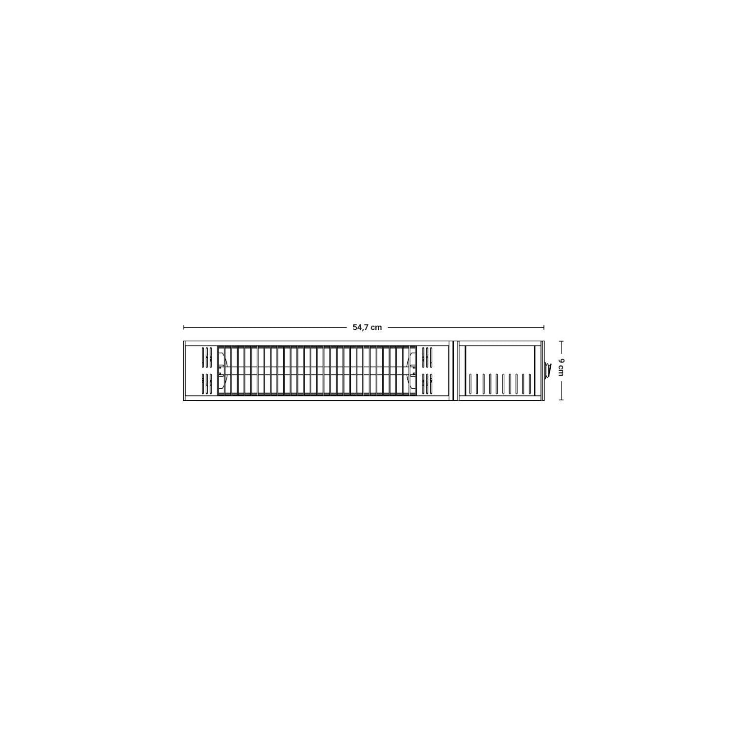 Fortuna væghængt terrassevarmer 1500W