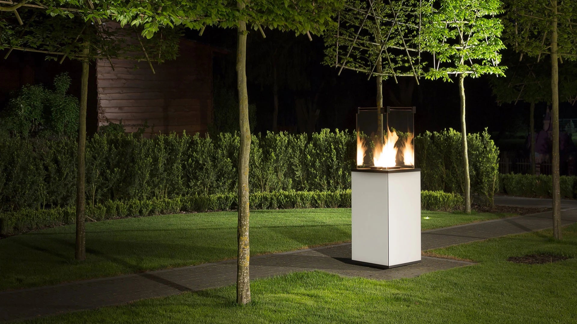 Deluxe Patio outdoor gaspejs - hvid