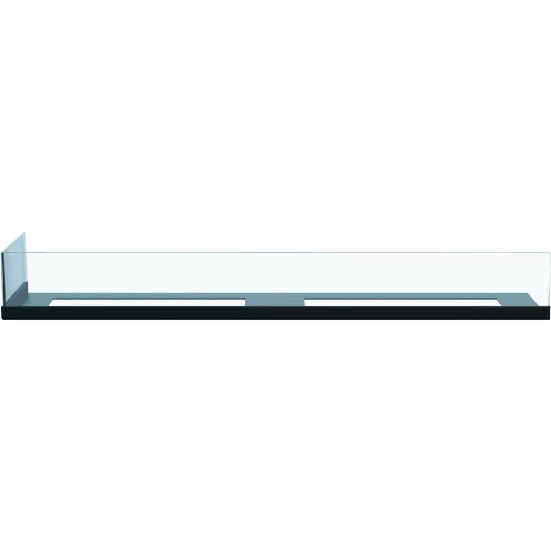 Glas til hjørnepejs - 90 cm venstre