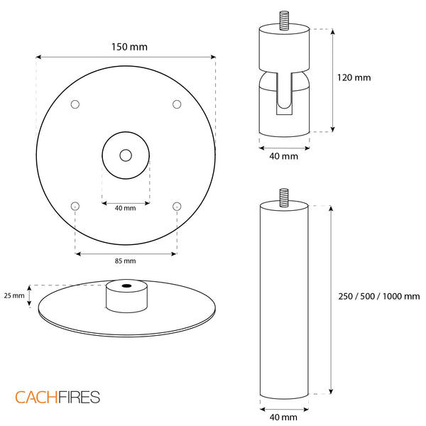 Ottawa Sort - 60 cm