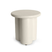 Sidebord Rib Oyster Beige – Udendørs komposit sidebord