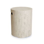 Enclosure rund travertine – gasflaske skjuler
