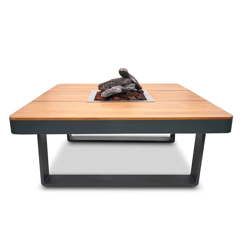 Horizon 95 Smokey Anthracite – firkantet gaspejs ildbord