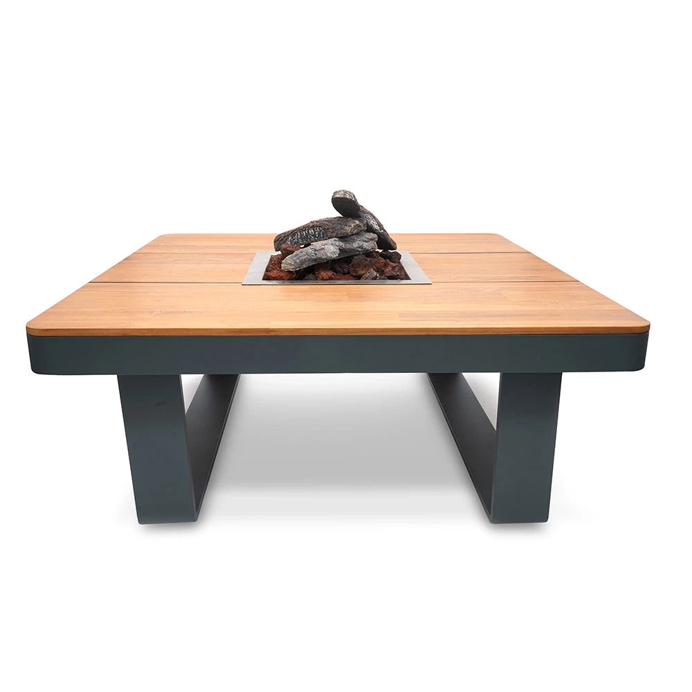 Horizon 95 Smokey Anthracite – firkantet gaspejs ildbord