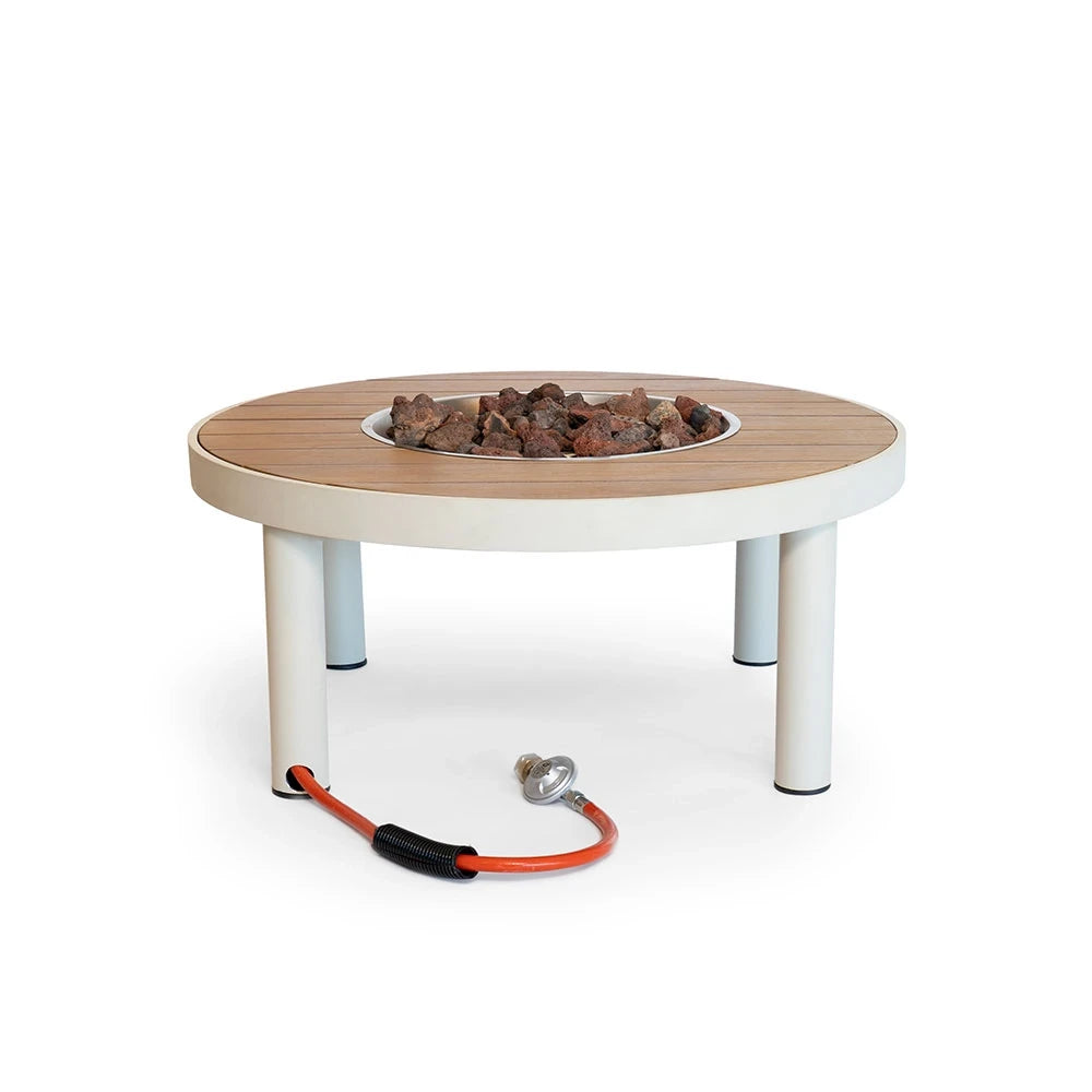 Riviera 80 Oyster Beige – Rundt Gas Ildbord