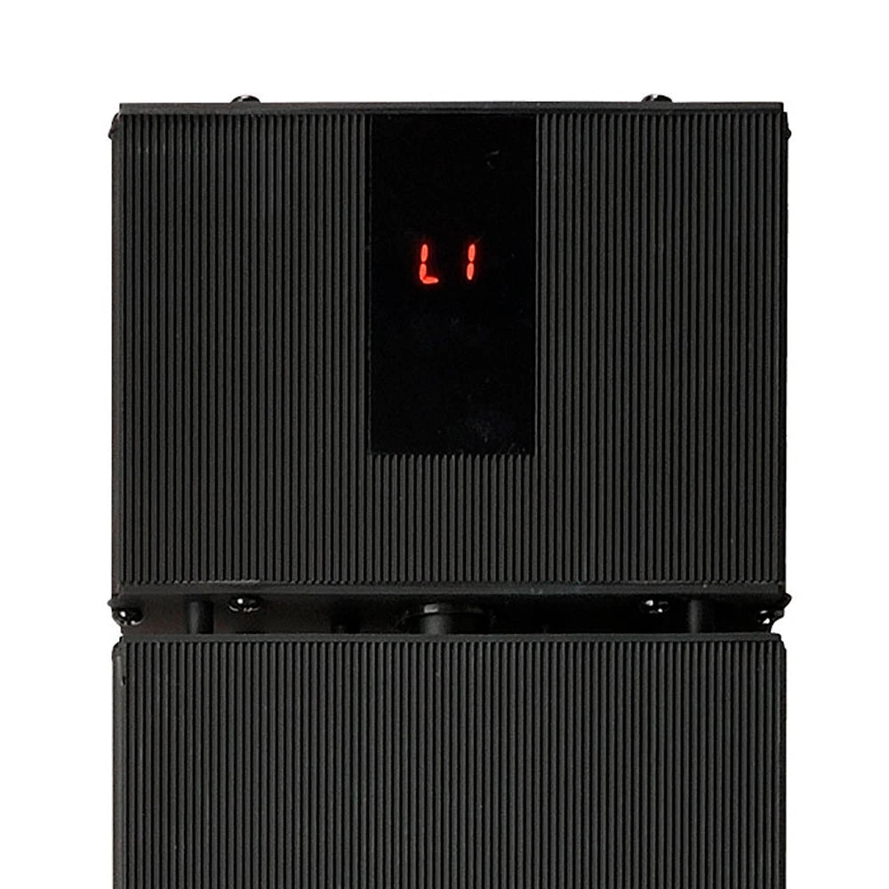 Heatstrip Design 3200W sort m. fjernbetjening og app