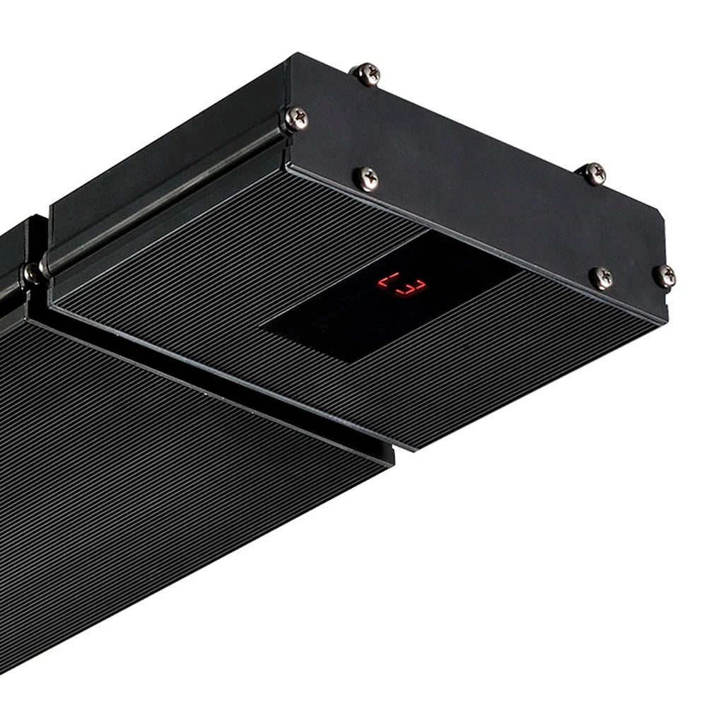 Heatstrip Design 3200W sort m. fjernbetjening og app