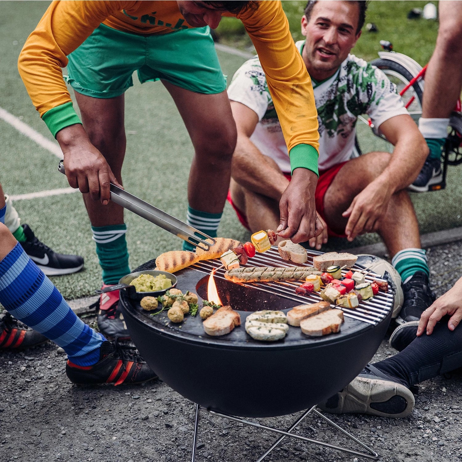 grill med bålfad