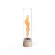 Höfats SPIN Air 900 Sand Table Biofireplace with Tall Cylindrical Glass