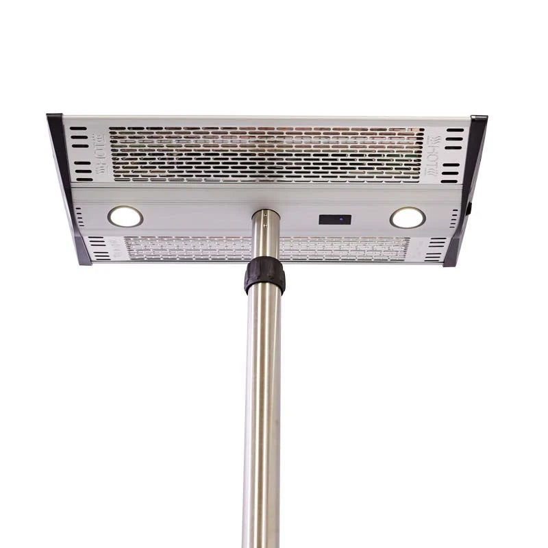 Gulvmodel 1000/ 2000W, GT, sølv