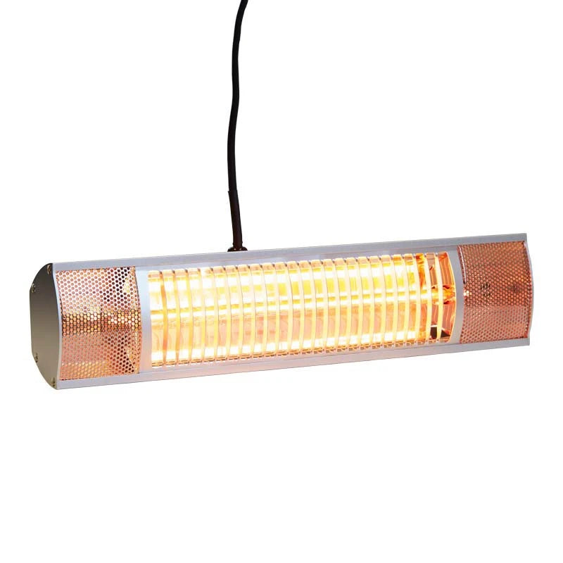 Terrassevarmer 1500W, GT, 51 cm - Sølv