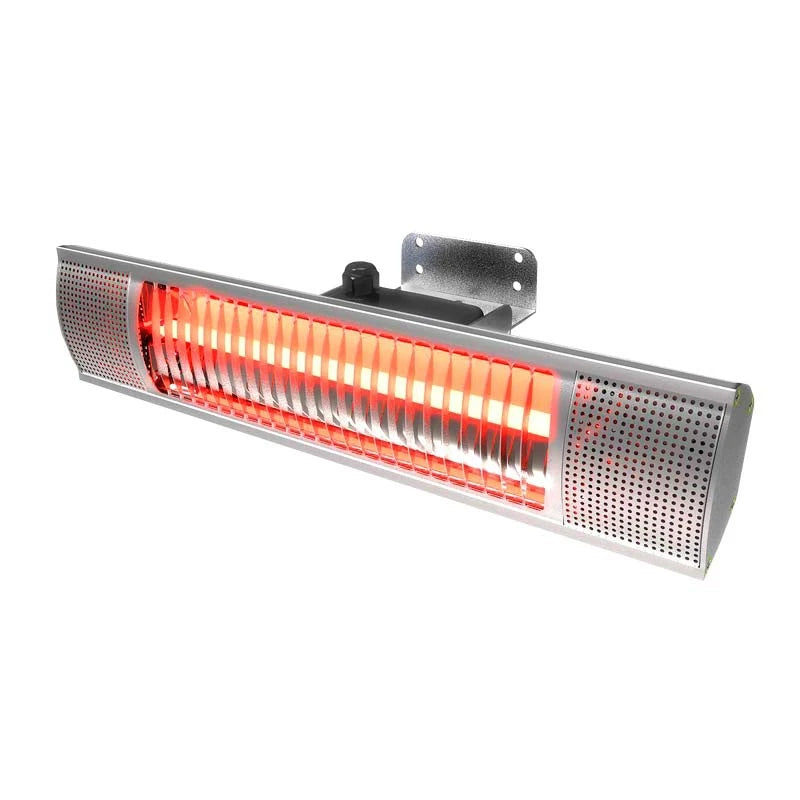 Terrassevarmer 1500W, GT, 51 cm - Sølv
