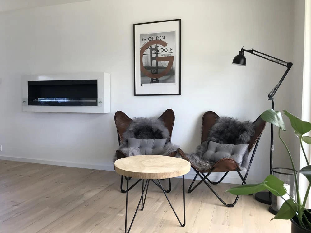 Stor biopejs til væggen hvid