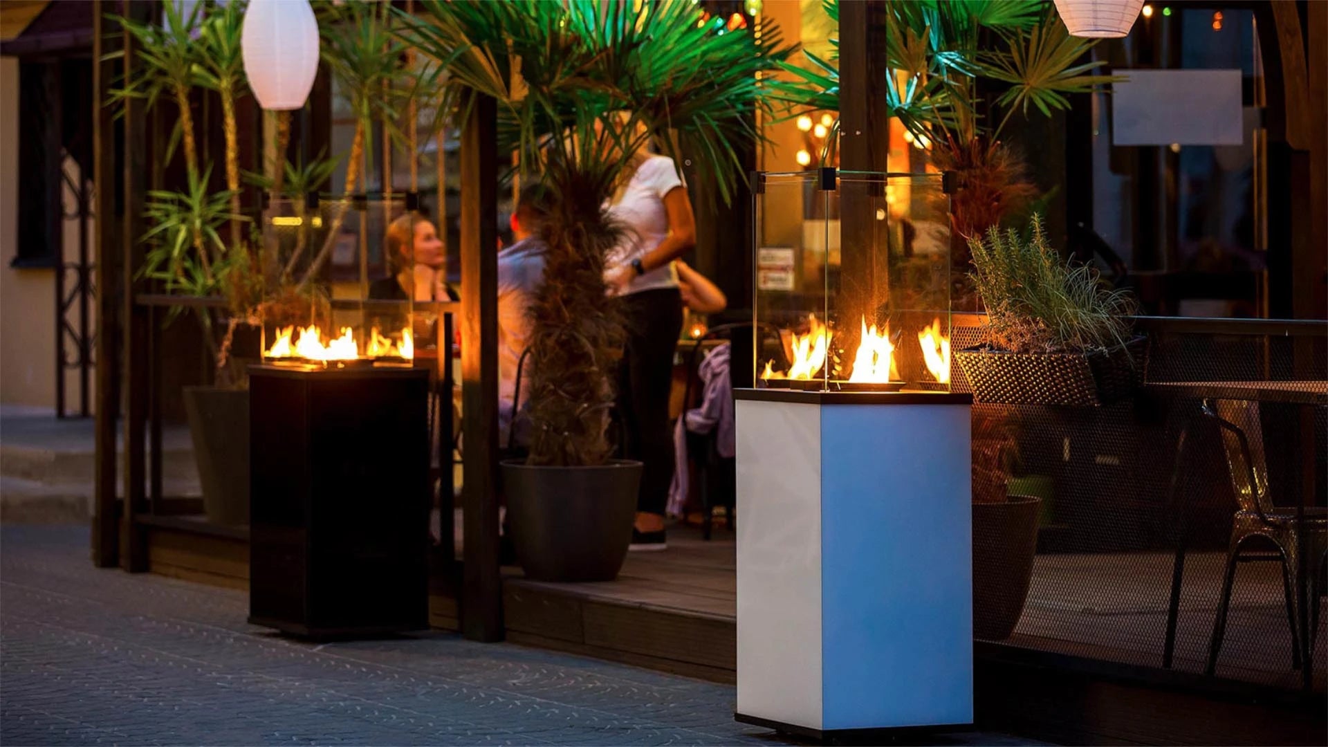 Deluxe Patio outdoor gaspejs - hvid