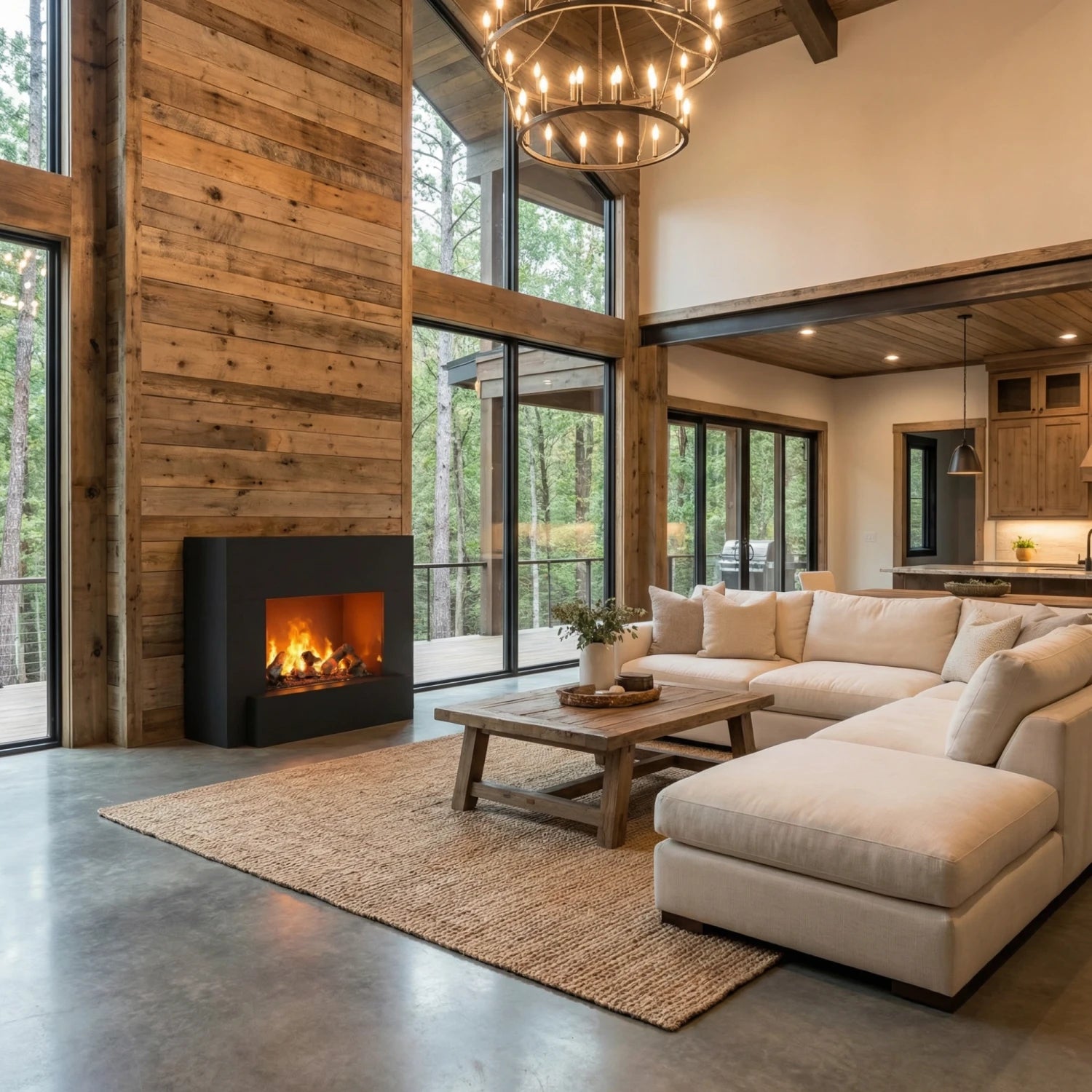 Hauptmann Black - OMC 600 | Freestanding Water Vapour Fireplace