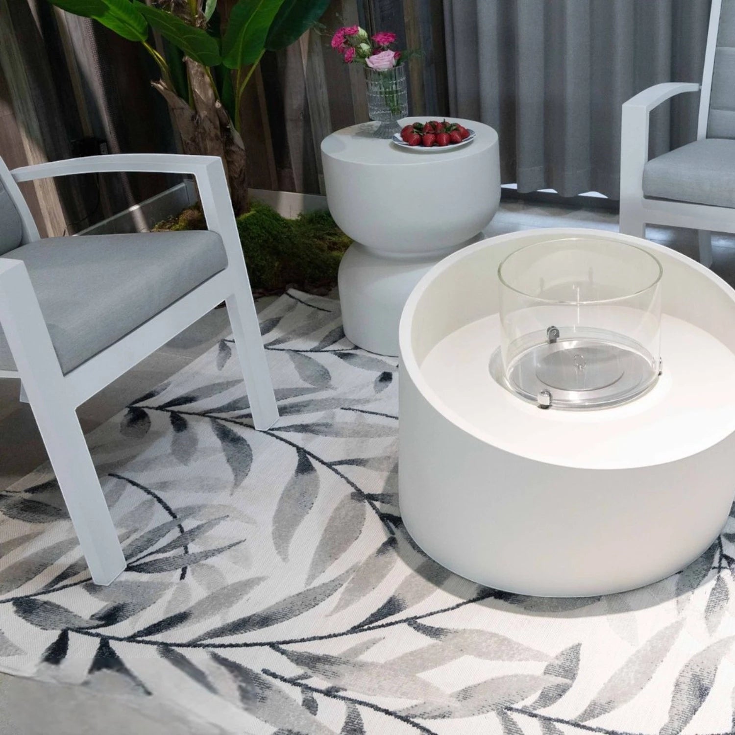 TORRE bioethanol ildsøjle - Cream White