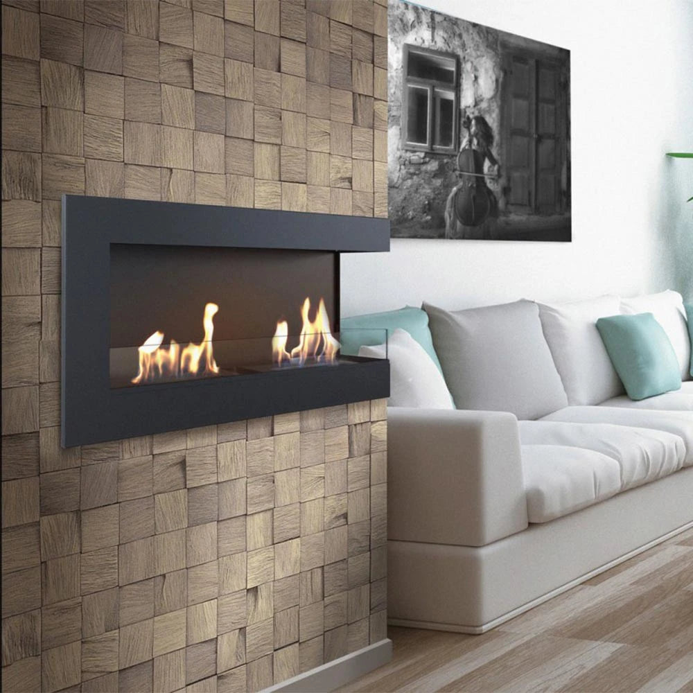 Hjørnepejs 120 cm - Højre