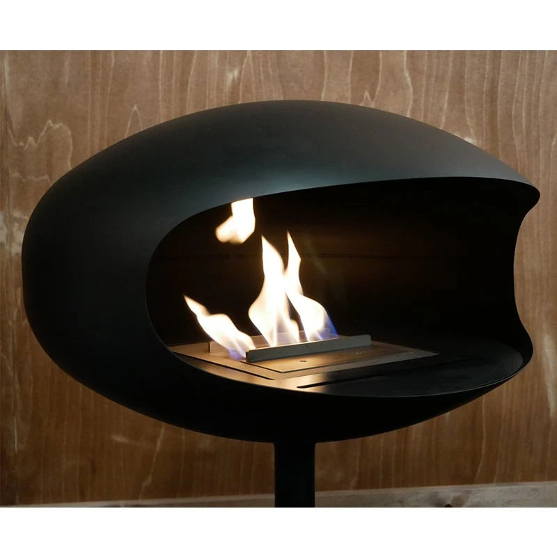 Cocoon Pedestal med sort fod - Sort