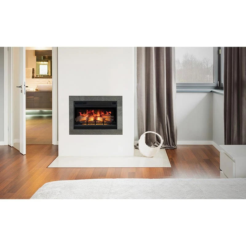 LED 3D indbygningspejs til el - 87 cm
