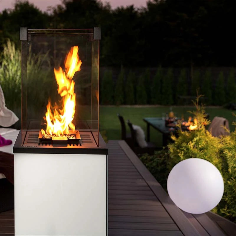 Deluxe Patio Remote gaspejs outdoor - Hvid