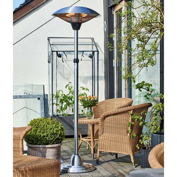 Terrassevarmer 900/1200/2100 W, HA, sølv