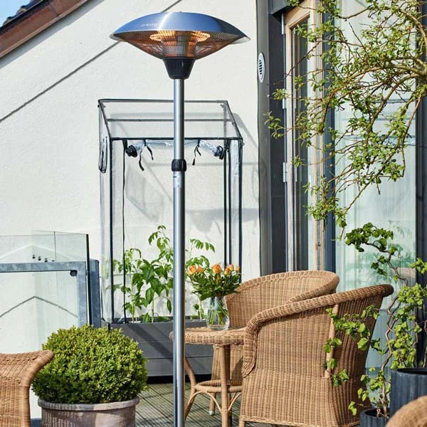 Terrassevarmer 900/1200/2100 W, HA, sølv