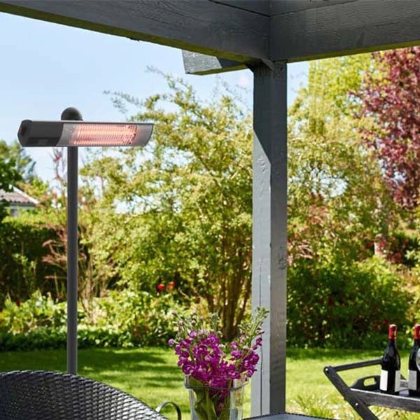 Terrassevarmer gulvmodel 1500W, GT, sort