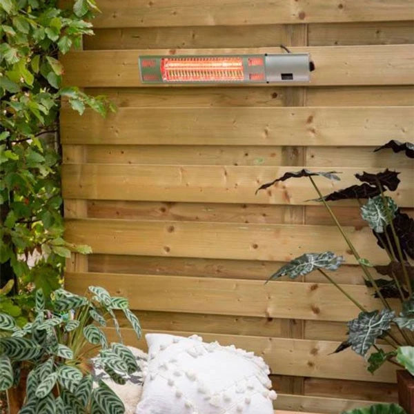 Royal Diamond 2000 Watt terrassevarmer i stål