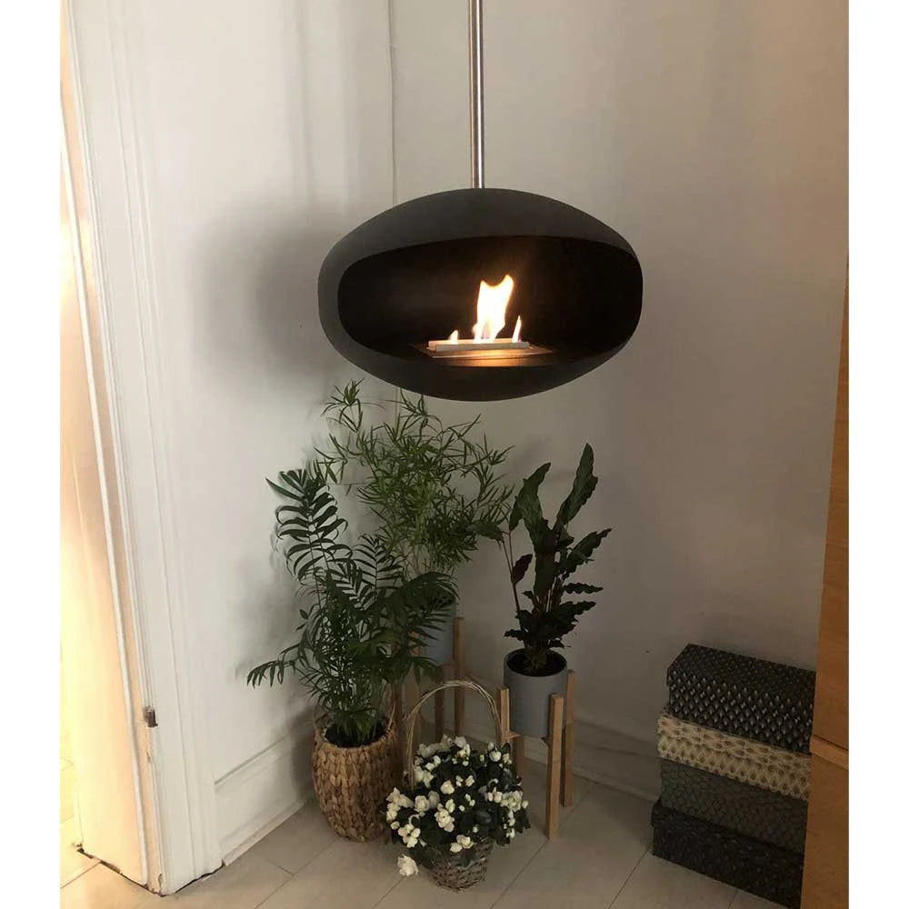 Cocoon Aeris Sort med stål loftstang