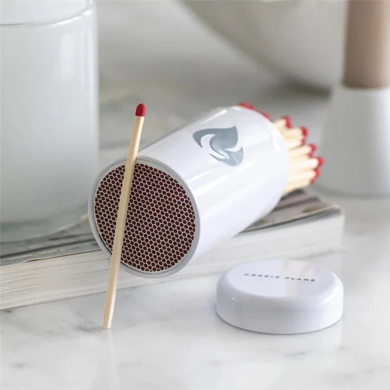 Design tændstikholder – hvid