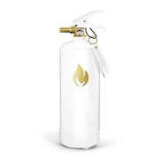 Hvid Brandslukker 2 kg - Guld Emblem