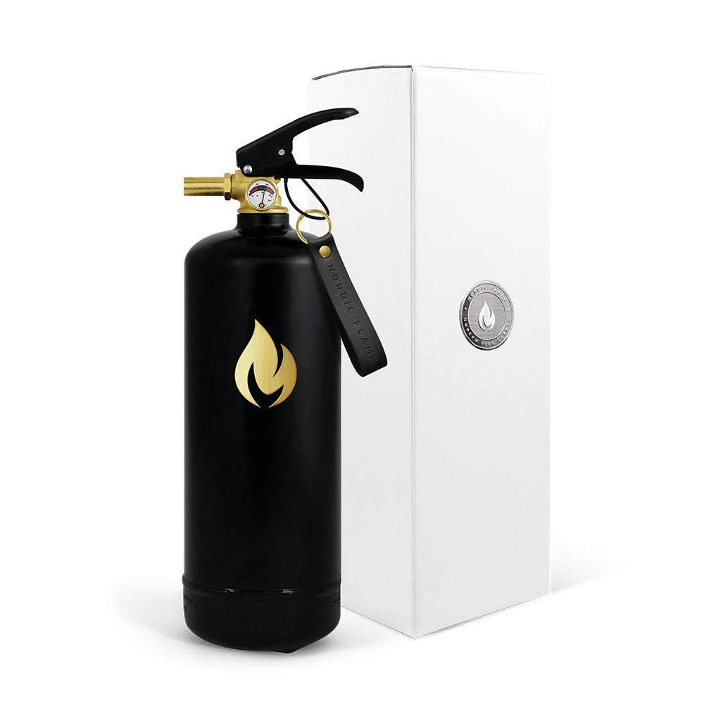Sort Brandslukker 2 kg - Guld Emblem