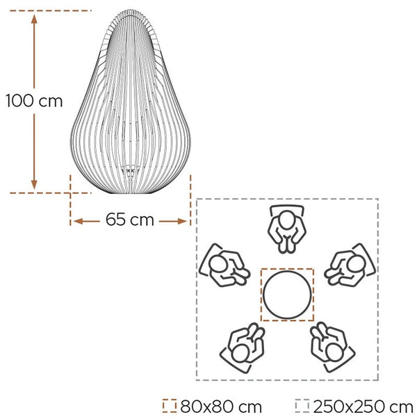 Dewdrop M Fire pit
