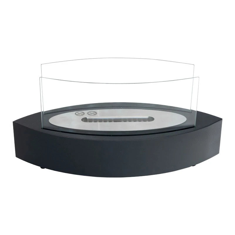 Oval bord biopejs - sort