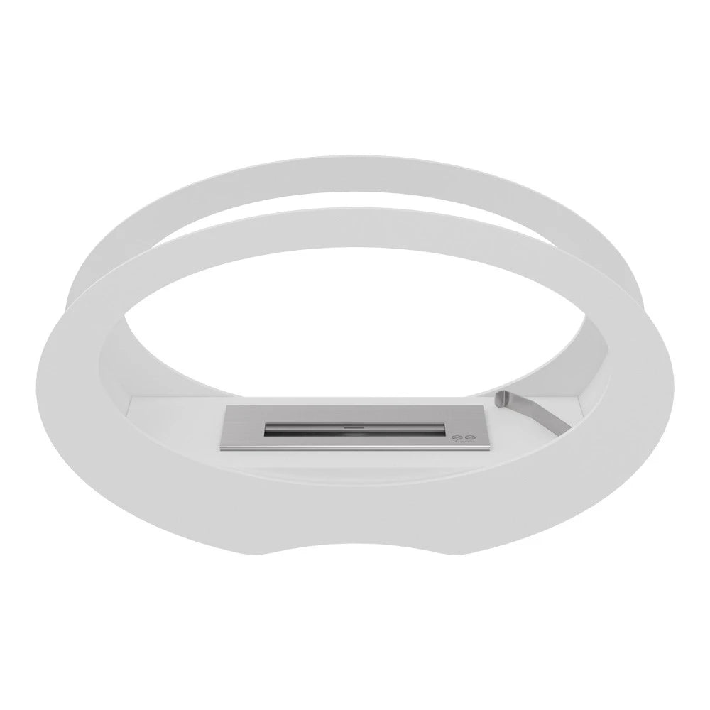 Oval biopejs til bord - Sort