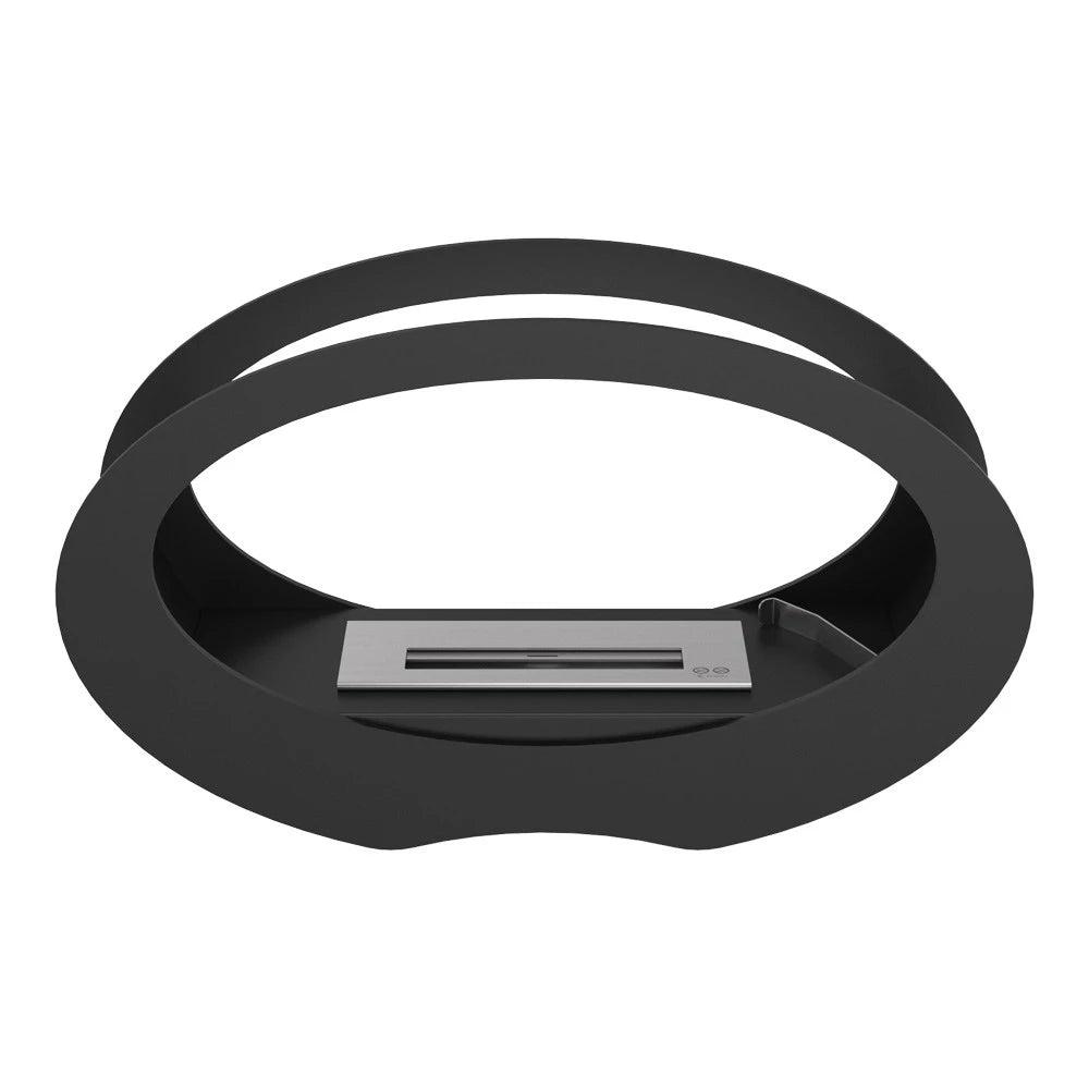 Oval biopejs til bord - Sort
