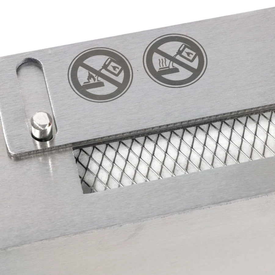 Slimline Burner Steel - 100 cm